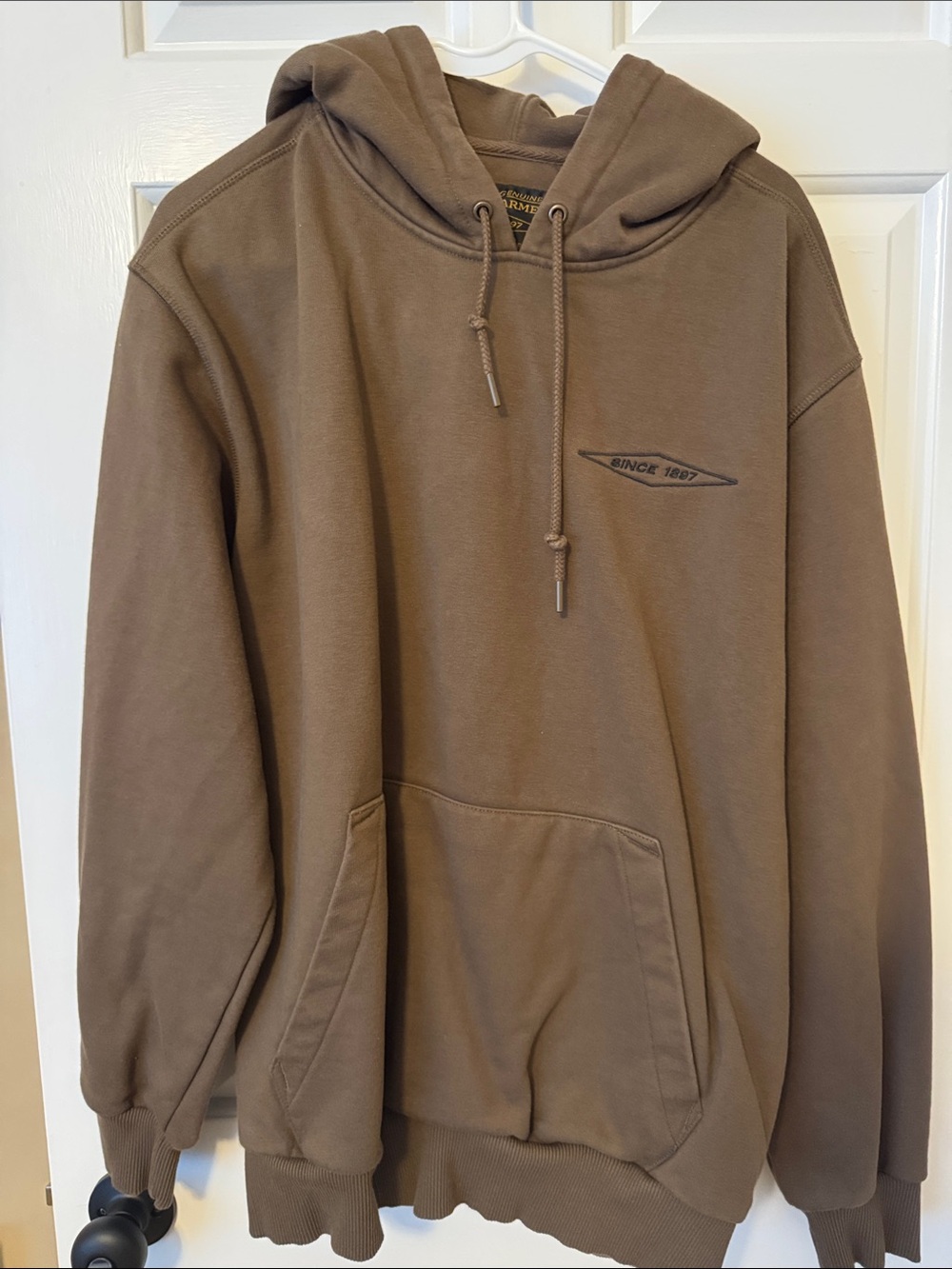 Filson Brown Hooded Pullover Sweatshirt